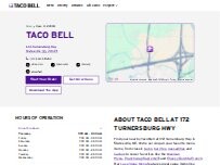 Website Screenshot Taco Bell
