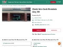 Website Screenshot Check Into Cash