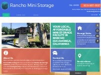 Website Screenshot Rancho Mini Storage