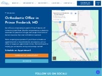 Website Screenshot Specialists in Orthodontics - Prince Frederick