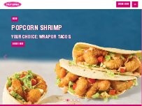 Website Screenshot Taco Cabana