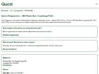 Website Screenshot Quest Diagnostics