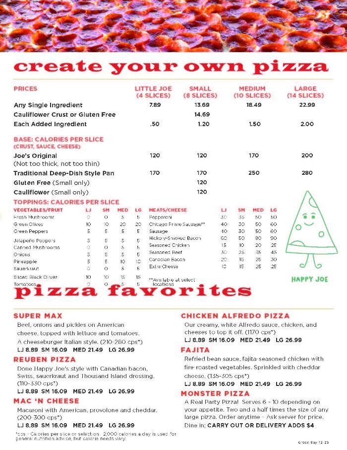 Images Happy Joe's Pizza & Ice Cream - Green Bay