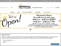 Website Screenshot Imperial Promotional Products