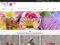 Website Screenshot Forget Me Not Floral Gifts & Flower Delivery