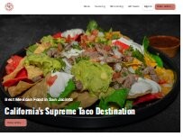 Website Screenshot Los Portales Taco Shop ( San Jacinto Ave)