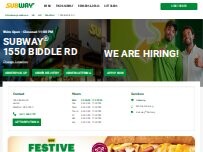 Website Screenshot Subway