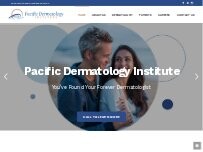 Website Screenshot Pacific Dermatology Institute