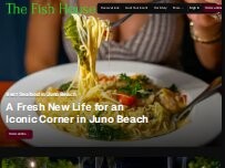 Website Screenshot The Fish House at Juno Beach