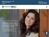 Website Screenshot Towson General & Implant Dentistry