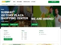 Website Screenshot Subway