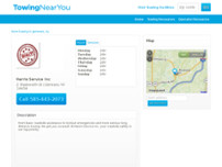 Harris Service Inc website screenshot
