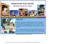 Cedar Bluff Play School website screenshot