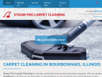 Screenshot for http://www.steamprocarpetcleaners.com/