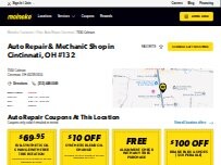 Website Screenshot Meineke Car Care Center