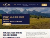 Website Screenshot Dallas Laird - Attorney