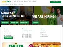 Website Screenshot Subway