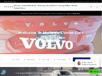 Website Screenshot Motorcars Volvo Cars