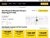 Website Screenshot Meineke Car Care Center