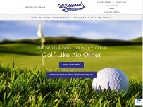 Website Screenshot Wildwood Country Club