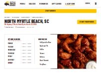 Website Screenshot Buffalo Wild Wings