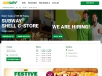 Website Screenshot Subway