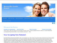 Burnsville Family Dental website screenshot