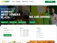 Website Screenshot Subway