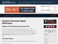 Screenshot for https://www.attorneykohm.com/personal-injury-attorney-denton/