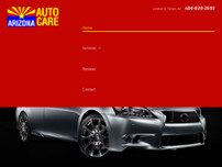 Arizona Auto Care website screenshot