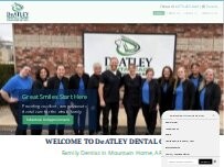 Website Screenshot DeAtley Dental Care