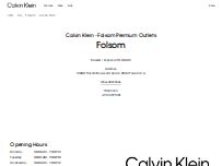 Website Screenshot Calvin Klein