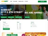 Website Screenshot Subway
