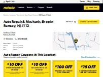 Website Screenshot Meineke Car Care Center