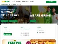 Website Screenshot Subway