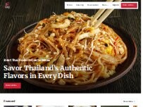 Website Screenshot Bangkok Corner