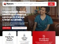 Website Screenshot Nurses On Wheels, Inc.