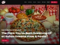 Website Screenshot Italian Dreams Pizza & Pasta