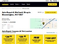 Website Screenshot Meineke Car Care Center