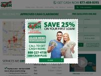 Screenshot for www.approvedcashadvance.com