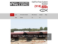 Screenshot for http://www.hillenburgpipe.com