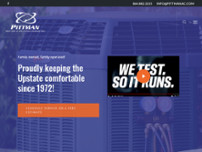 Pittman Heating & Air Conditioning Inc website screenshot