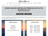 Website Screenshot Eddie Bauer Outlet