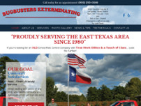 Bugbusters Exterminating website screenshot