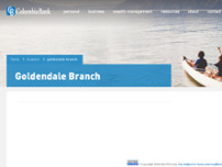Columbia Bank website screenshot