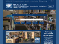 Rogue Valley Metaphysical Library website screenshot