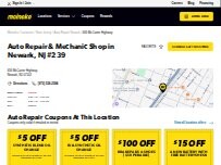 Website Screenshot Meineke Car Care Center