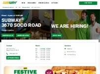 Website Screenshot Subway