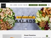 Website Screenshot Corner Bakery Cafe