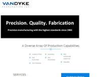 Screenshot for http://vandykefab.com